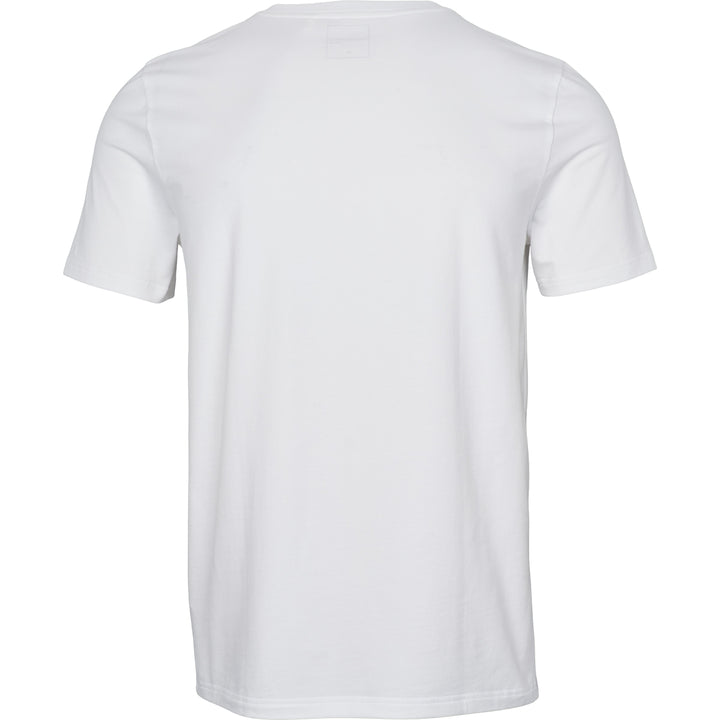 T-shirt med V-hals i økologisk bomuld