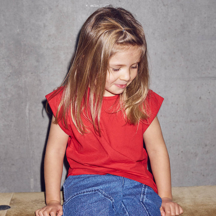 SINGLE JERSEY ærmeløs top