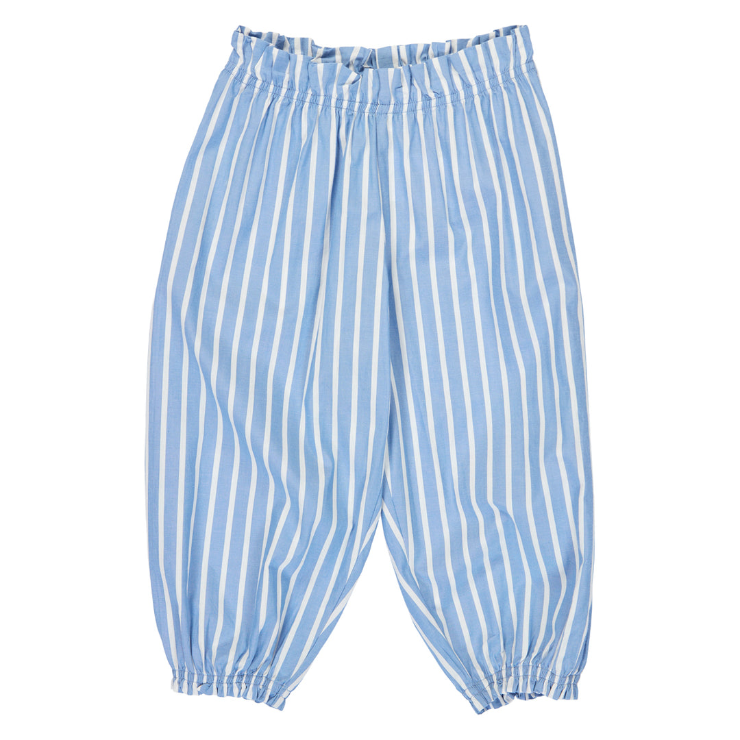 POPLIN STRIPE volume bukser