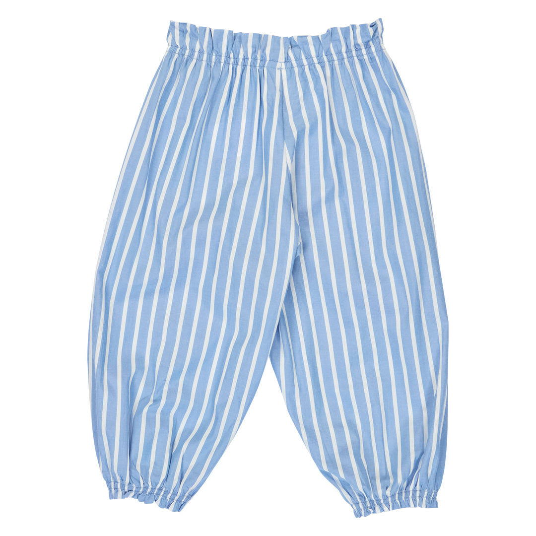 POPLIN STRIPE volume bukser