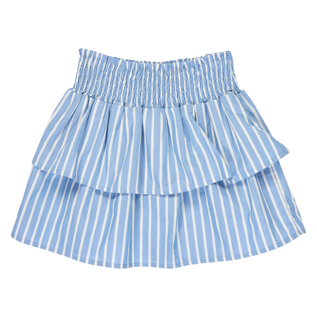 POPLIN STRIPE nederdel