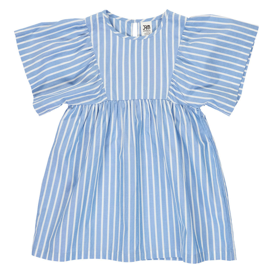 POPLIN STRIPE kjole