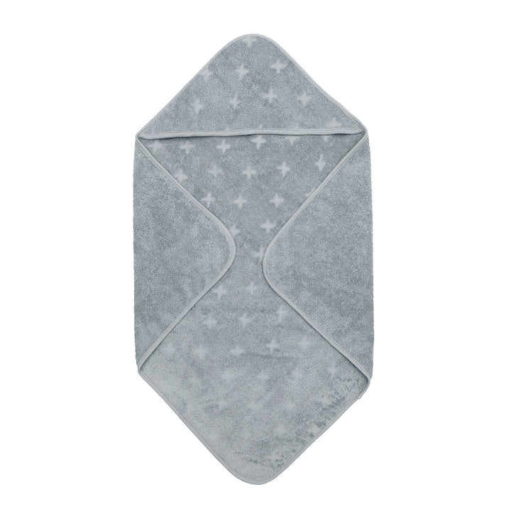 Badeslag med hætte i økologisk bomuld 70x70 cm