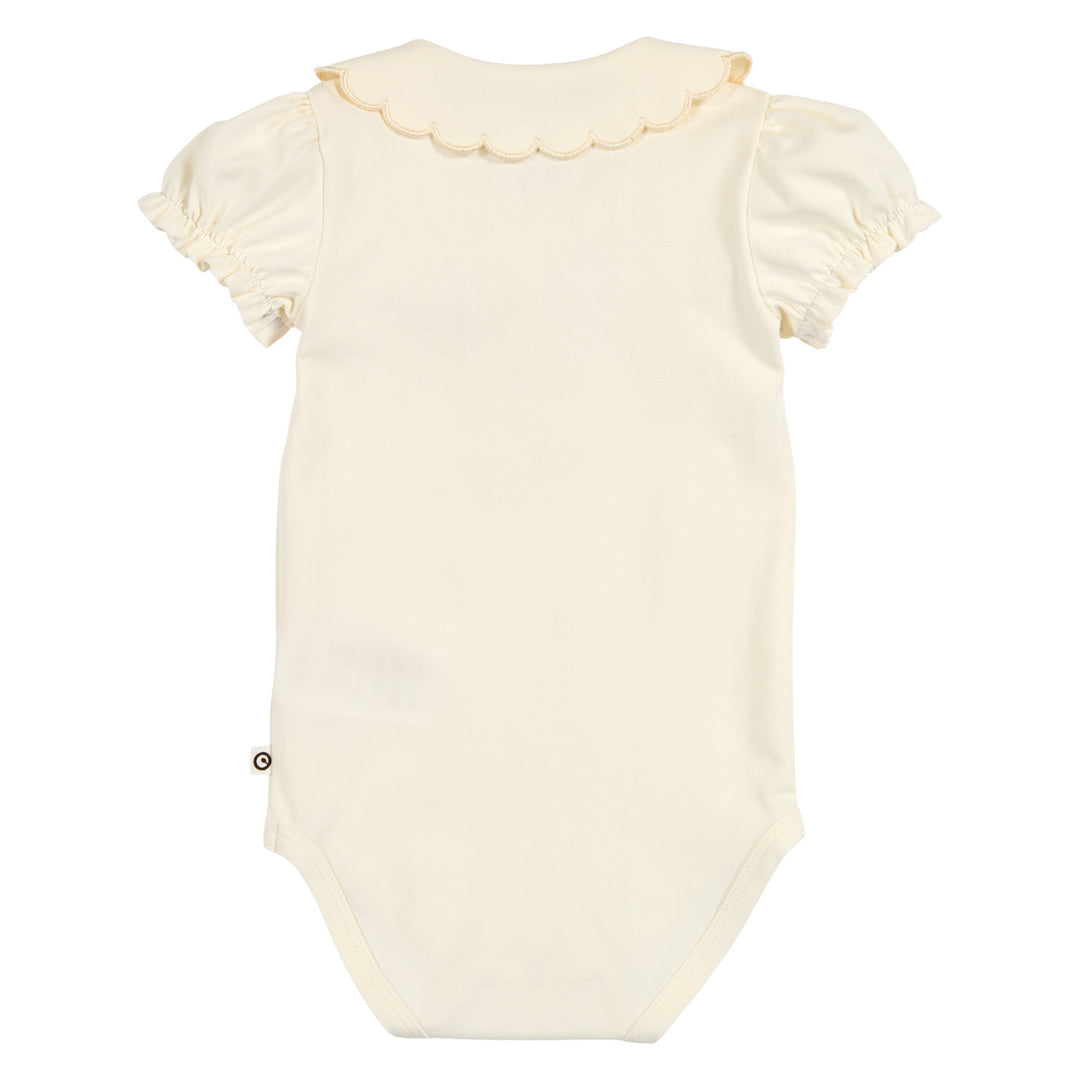 COZY ME skjortebody med pufærmer