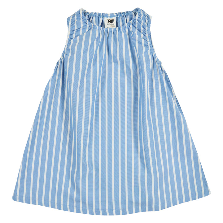 POPLIN STRIPE kjole