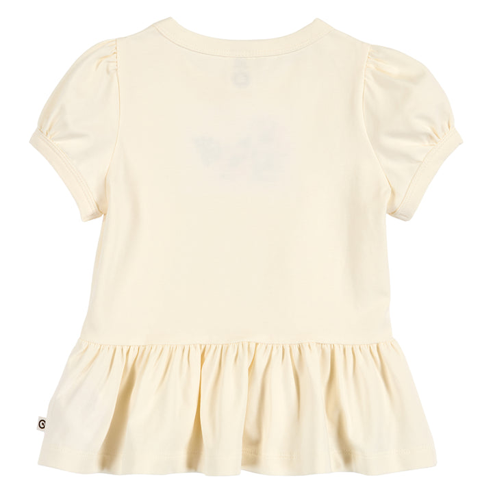 PRIMROSE peplum top med blomster