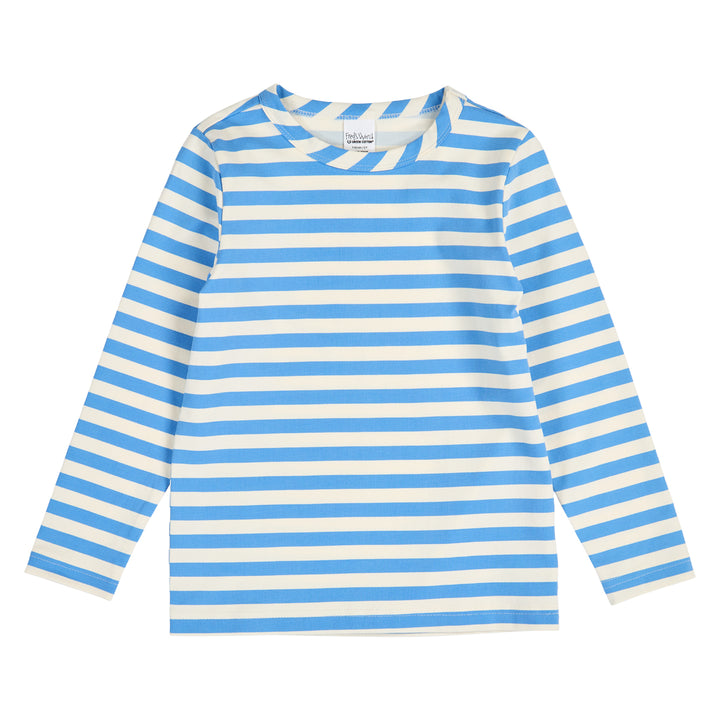 STRIPE bluse med lange ærmer