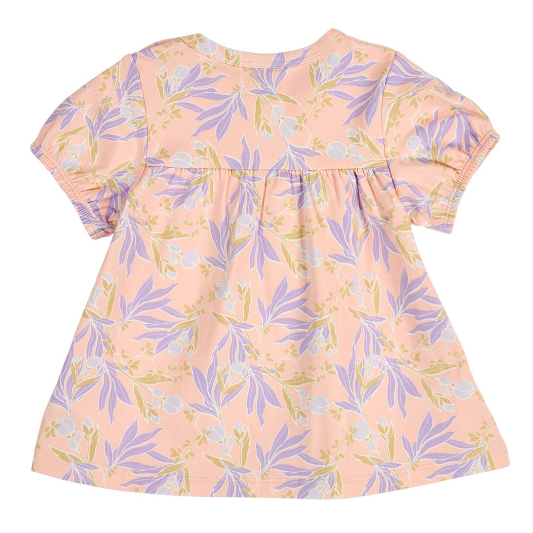 PEONY blomstret pufærme top