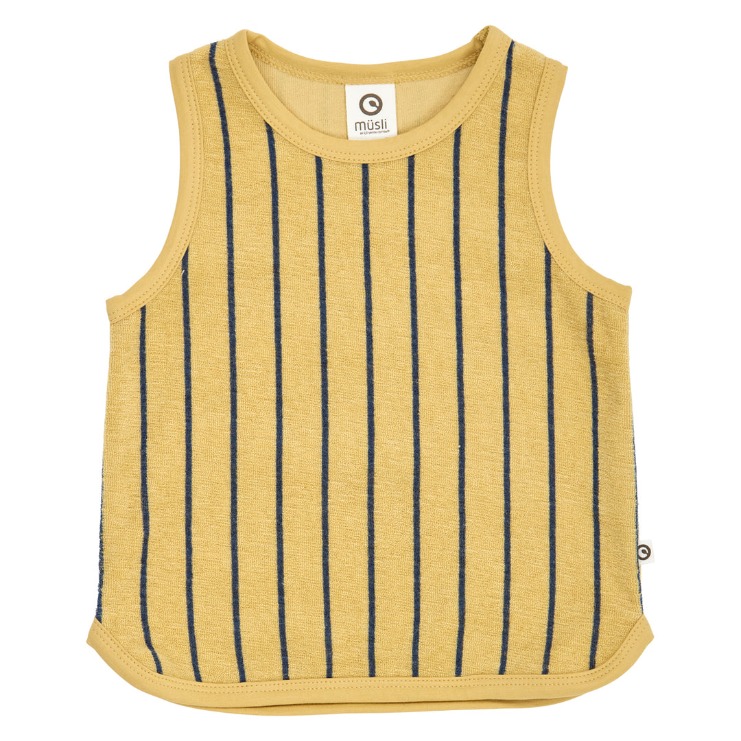 TERRY STRIPE tanktop i frotté
