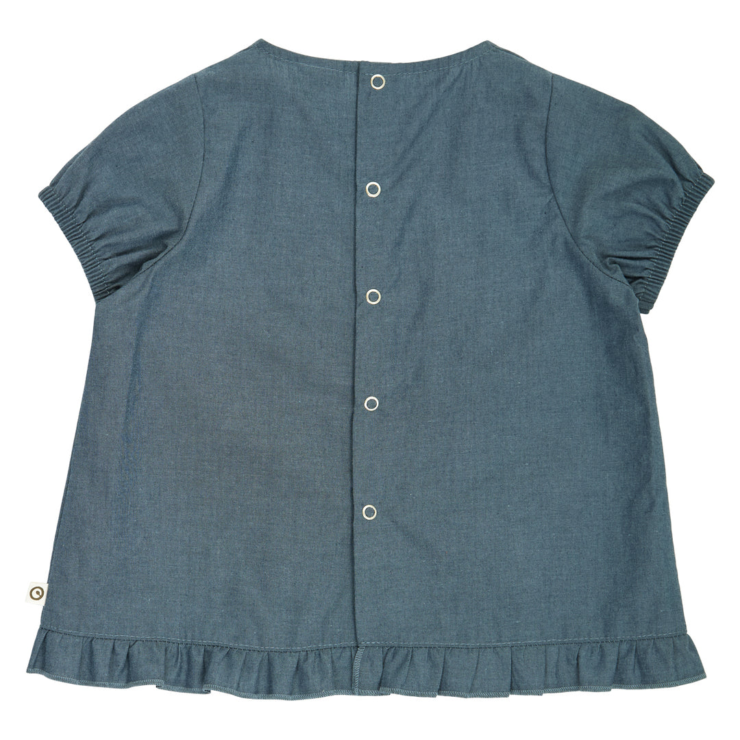 CHAMBRAY pufærme top