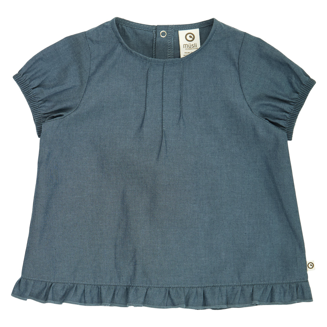 CHAMBRAY pufærme top