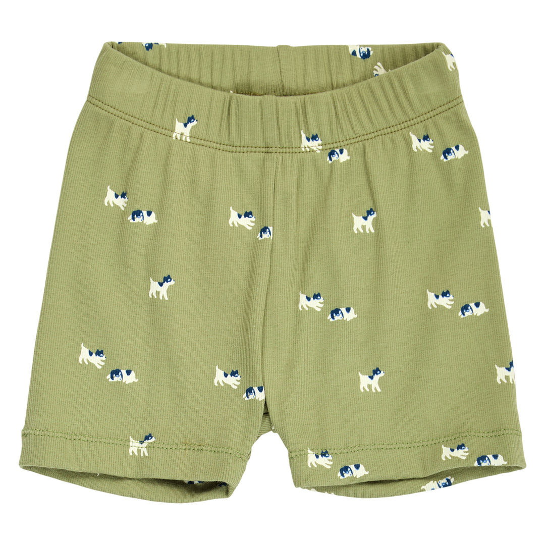 BFF rib shorts med hundehvalpe