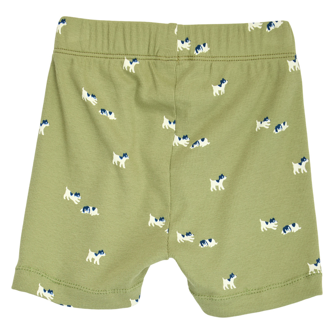 BFF rib shorts med hundehvalpe