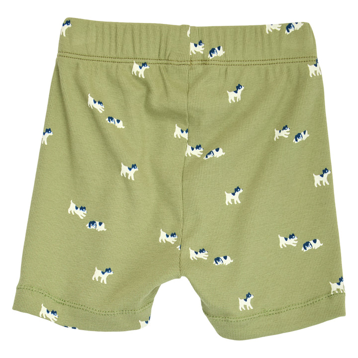 BFF rib shorts med hundehvalpe