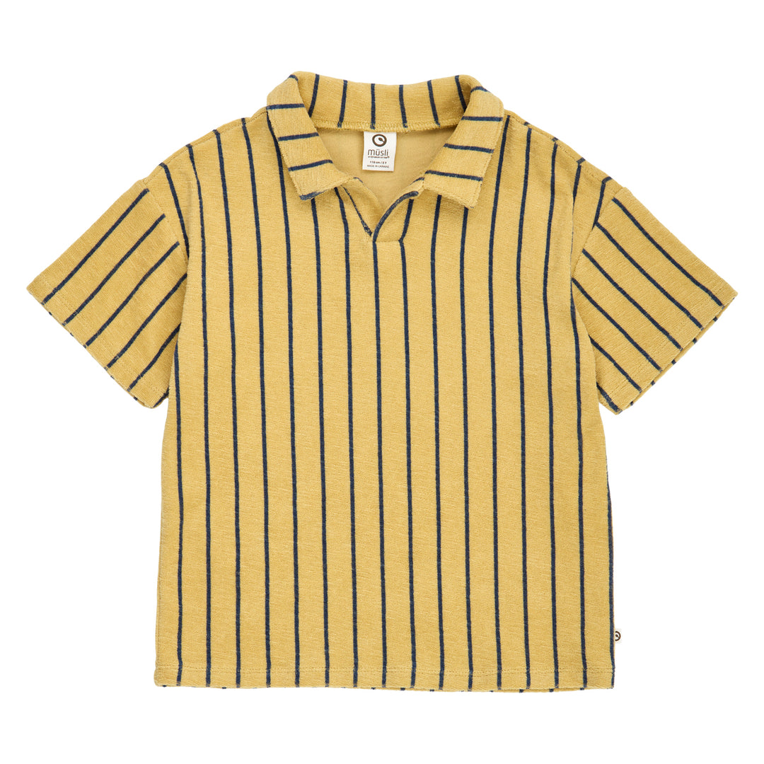 TERRY STRIPE polo i frotté