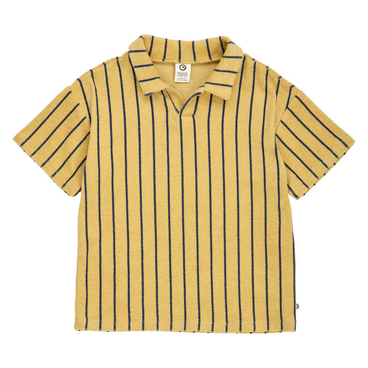 TERRY STRIPE polo i frotté