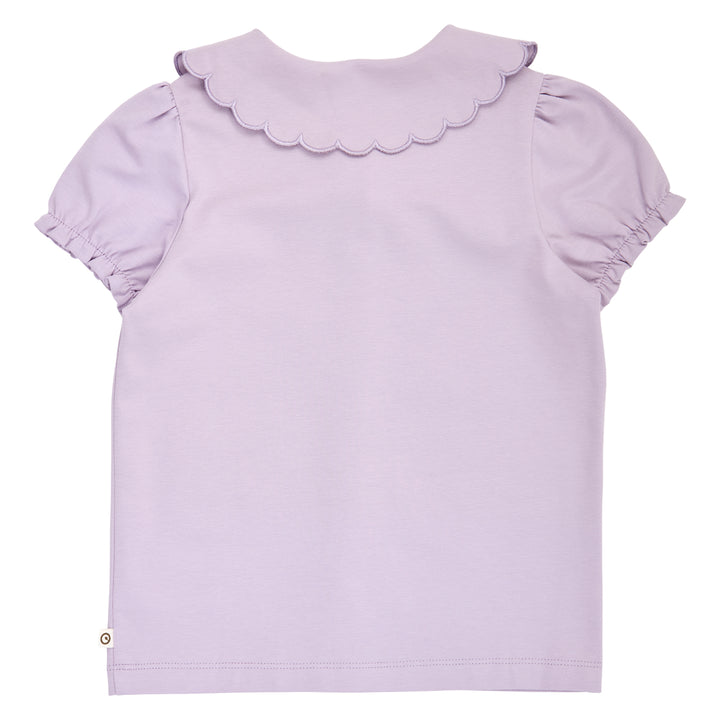 COZY ME skjortebluse med pufærmer