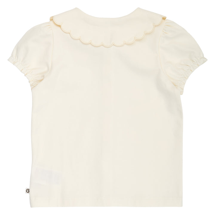 COZY ME skjortebluse med pufærmer