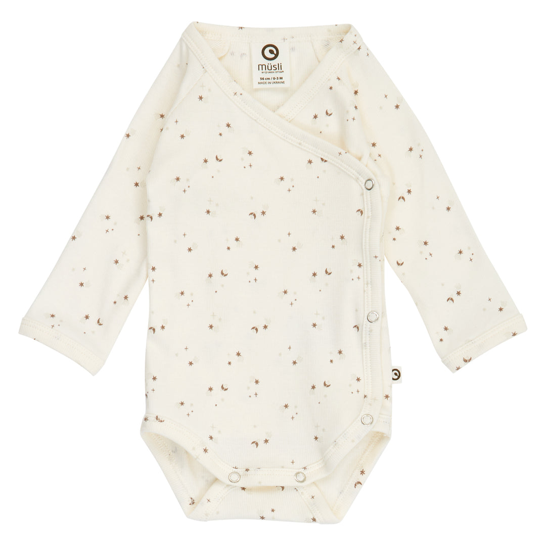 SPARKLE rib body med kryds lukning