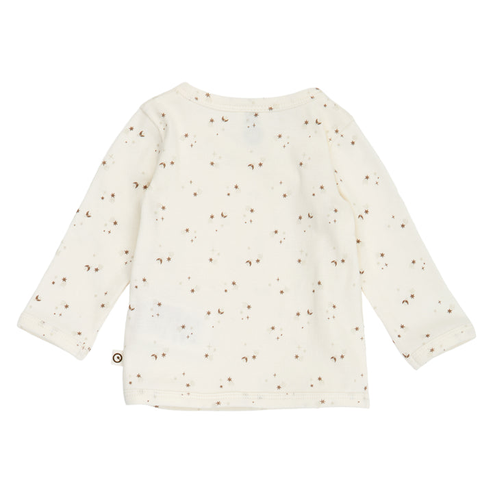 SPARKLE rib cardigan med krydslukning