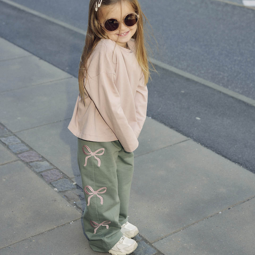 BOW sweat bukser med sløjfer