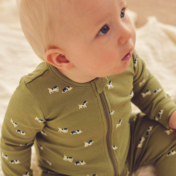 BFF rib heldragt med lynlås