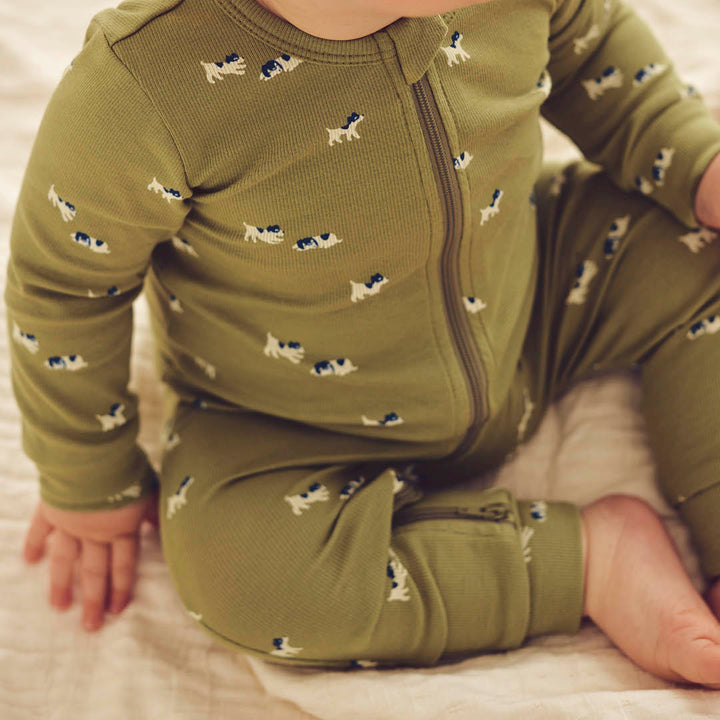 BFF rib heldragt med lynlås