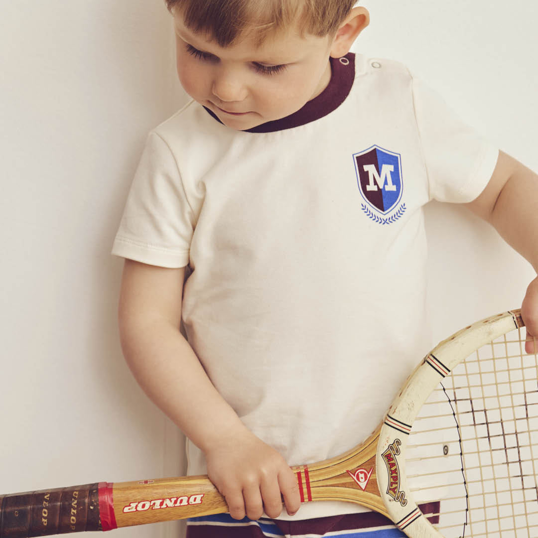 CLUBHOUSE stribet 2-delt sæt