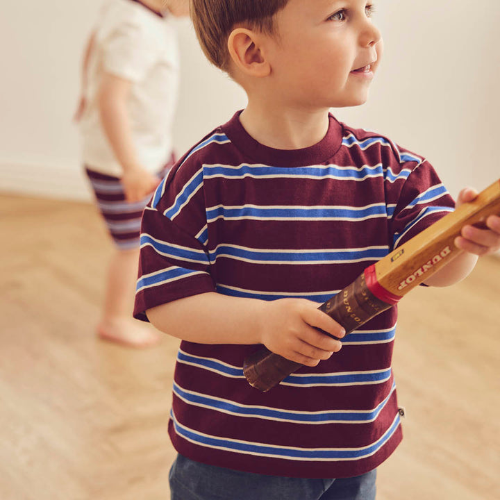 CLUBHOUSE stribet T-shirt