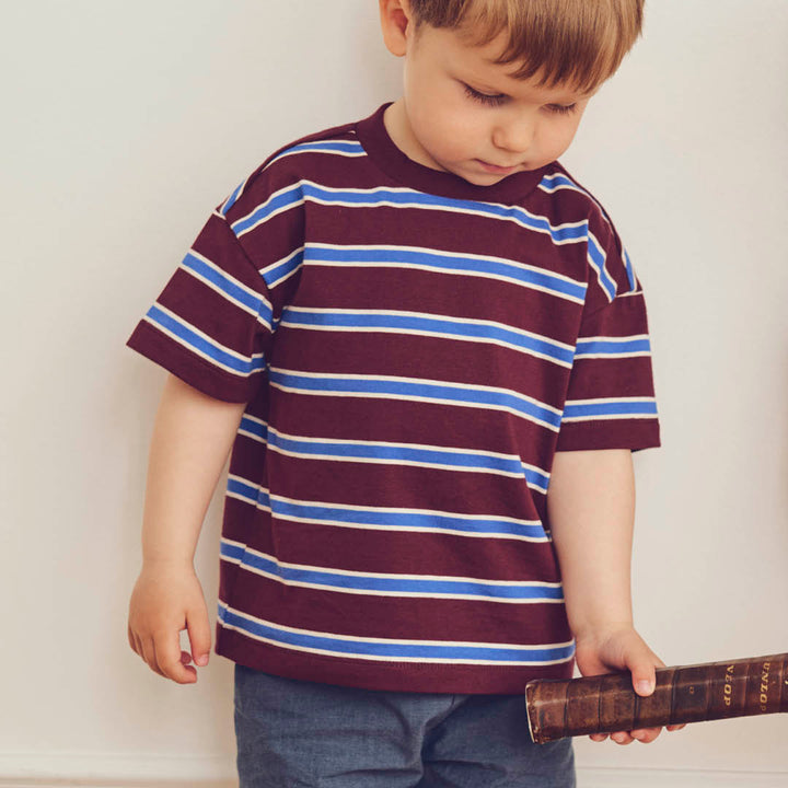 CLUBHOUSE stribet T-shirt