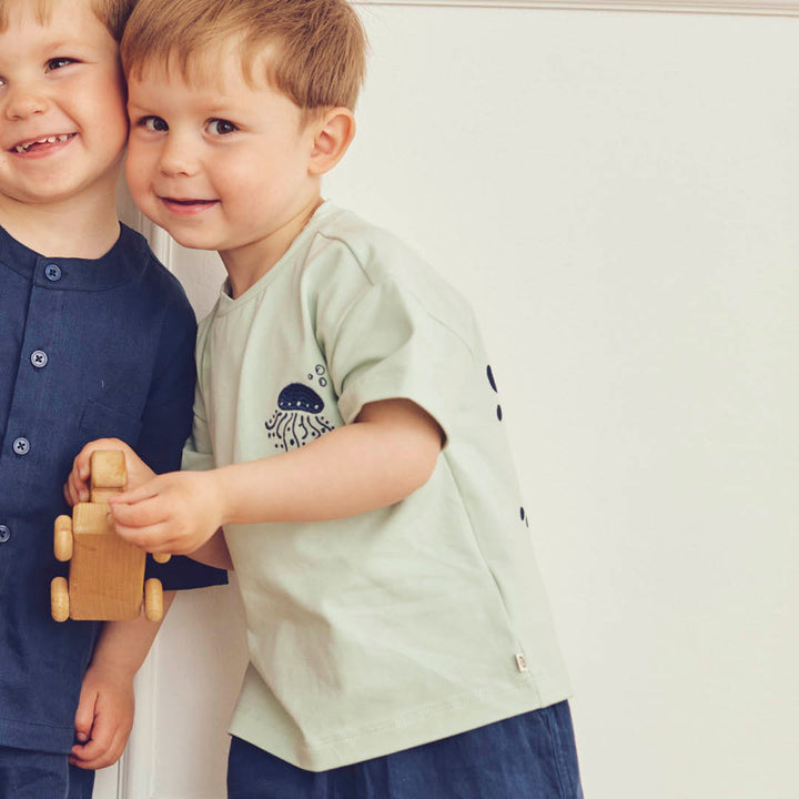 SEA T-shirt med print