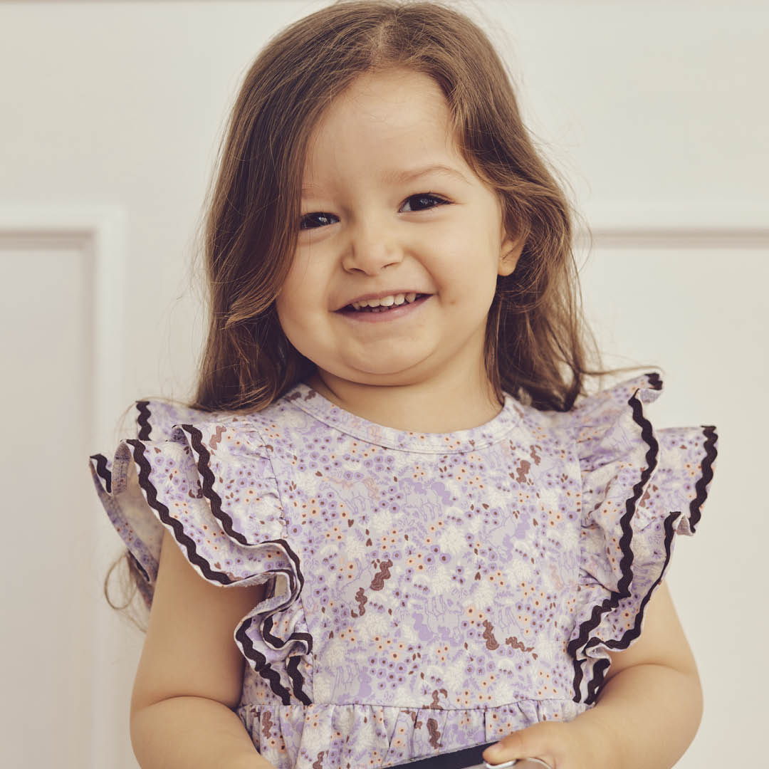 PRAIRIE kjole med flæser