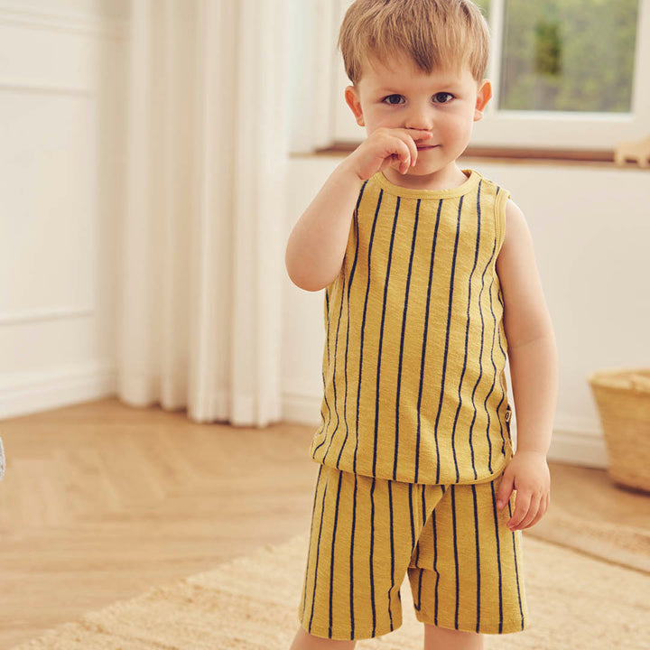 TERRY STRIPE tanktop i frotté