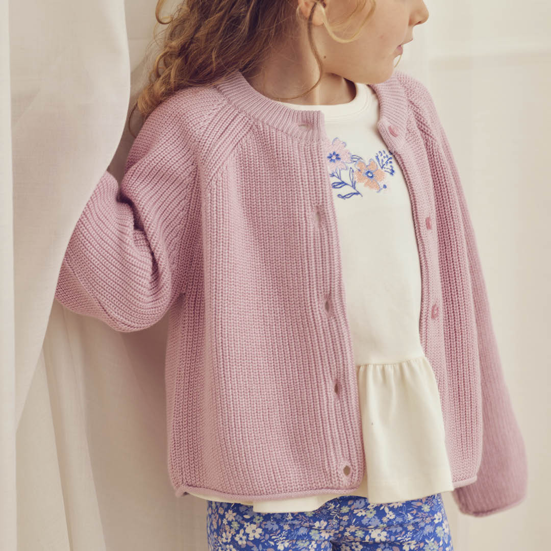 PRIMROSE peplum top med blomster