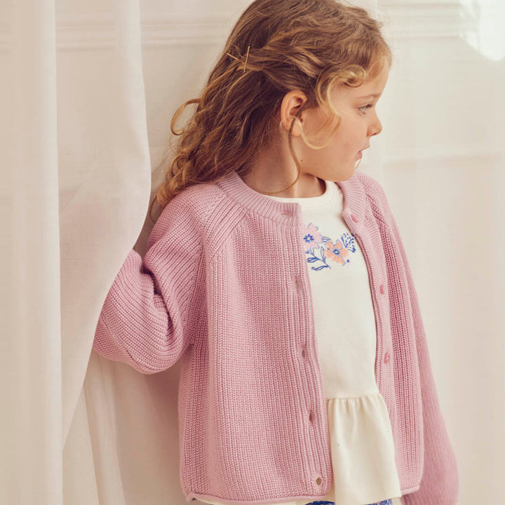 PRIMROSE strikket raglan cardigan