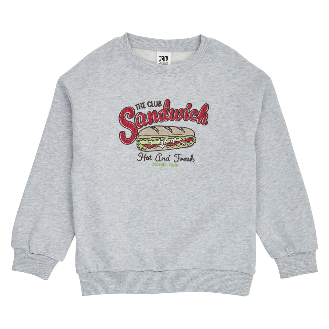 SANDWICH sweattrøje med print