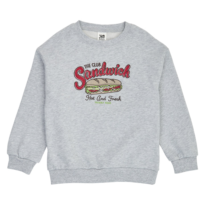SANDWICH sweattrøje med print