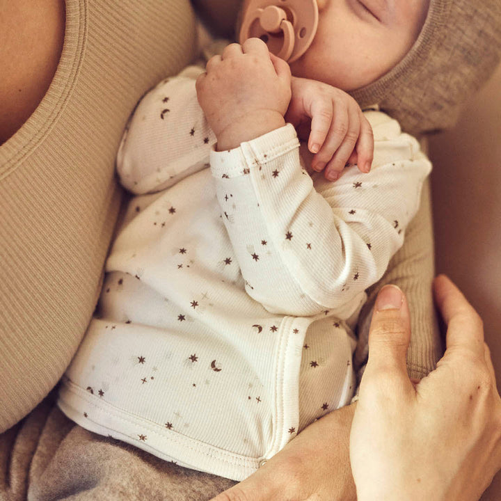 SPARKLE rib cardigan med krydslukning