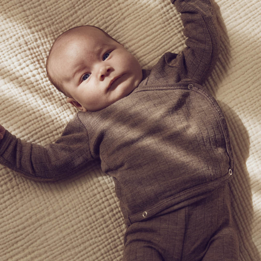 WOOLLY RIB kryds cardigan