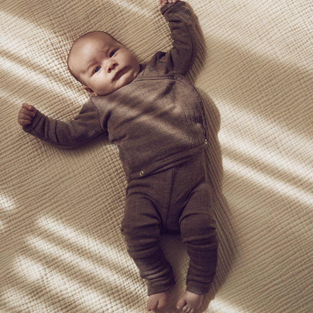 WOOLLY RIB bukser med foldbare fødder