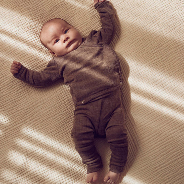 WOOLLY RIB bukser med foldbare fødder