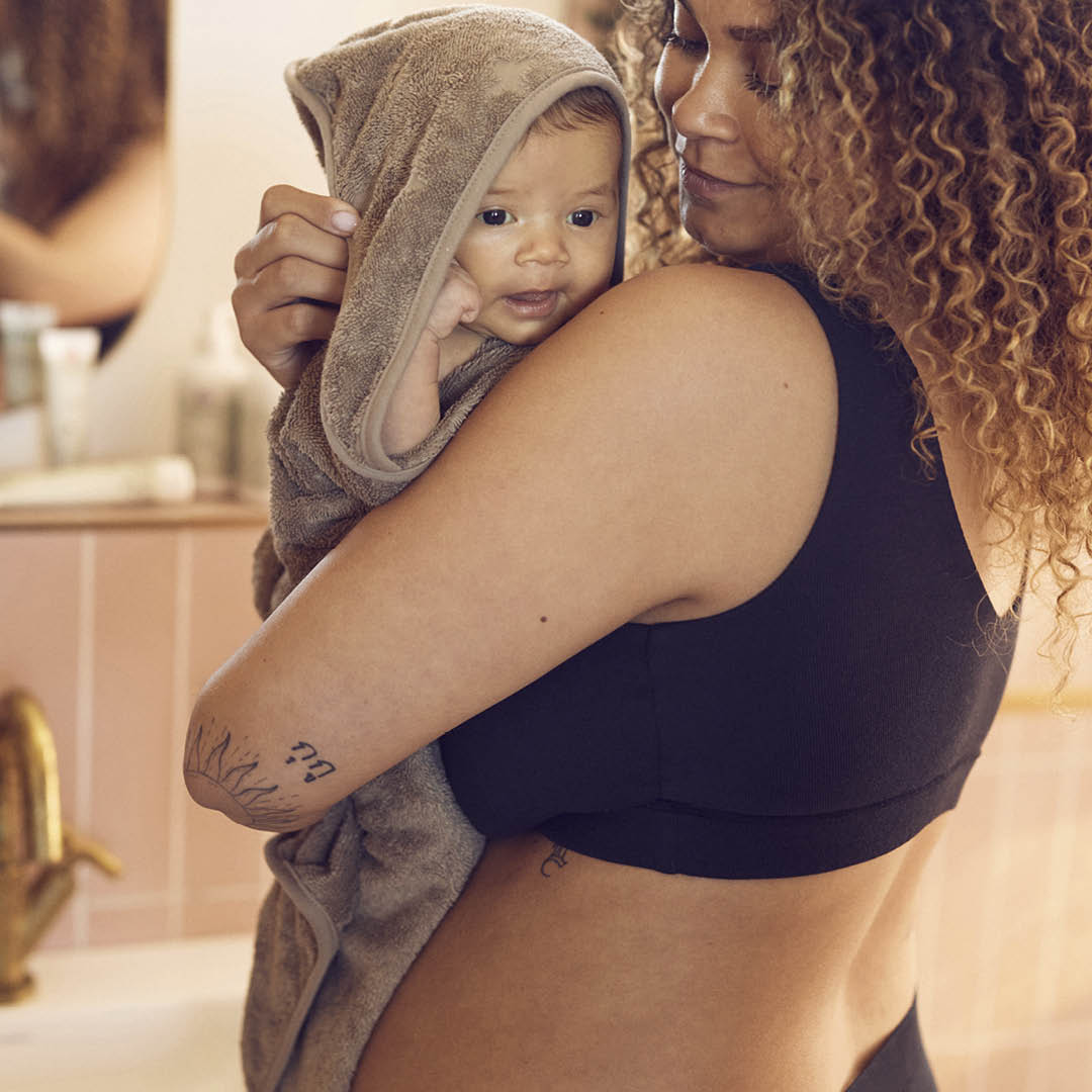 Badeslag i økologisk bomuld 100 x 100 cm