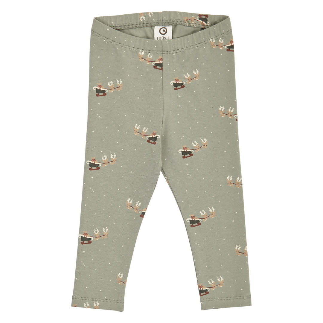 CHRISTMAS leggings med juleprint