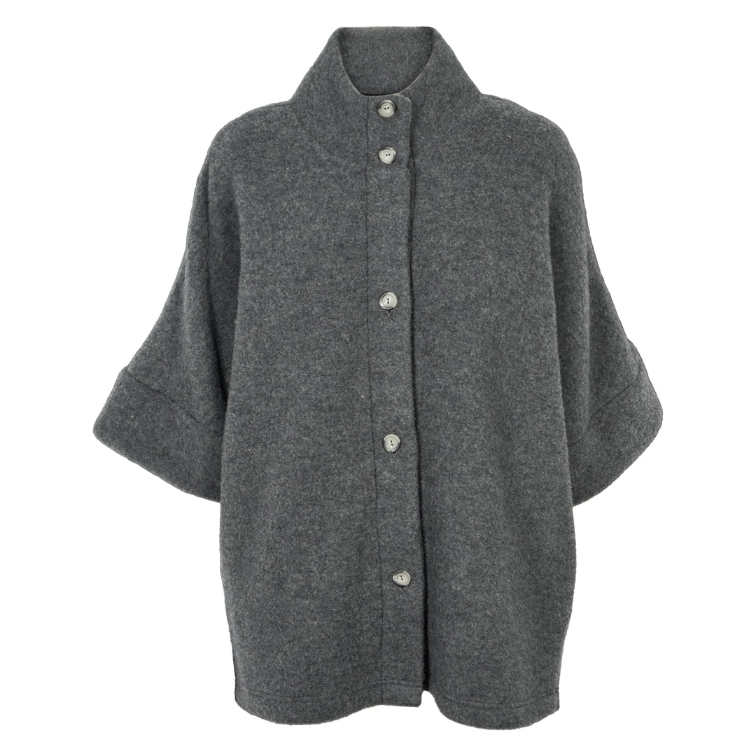 WOOL fleece kortærmet jakke