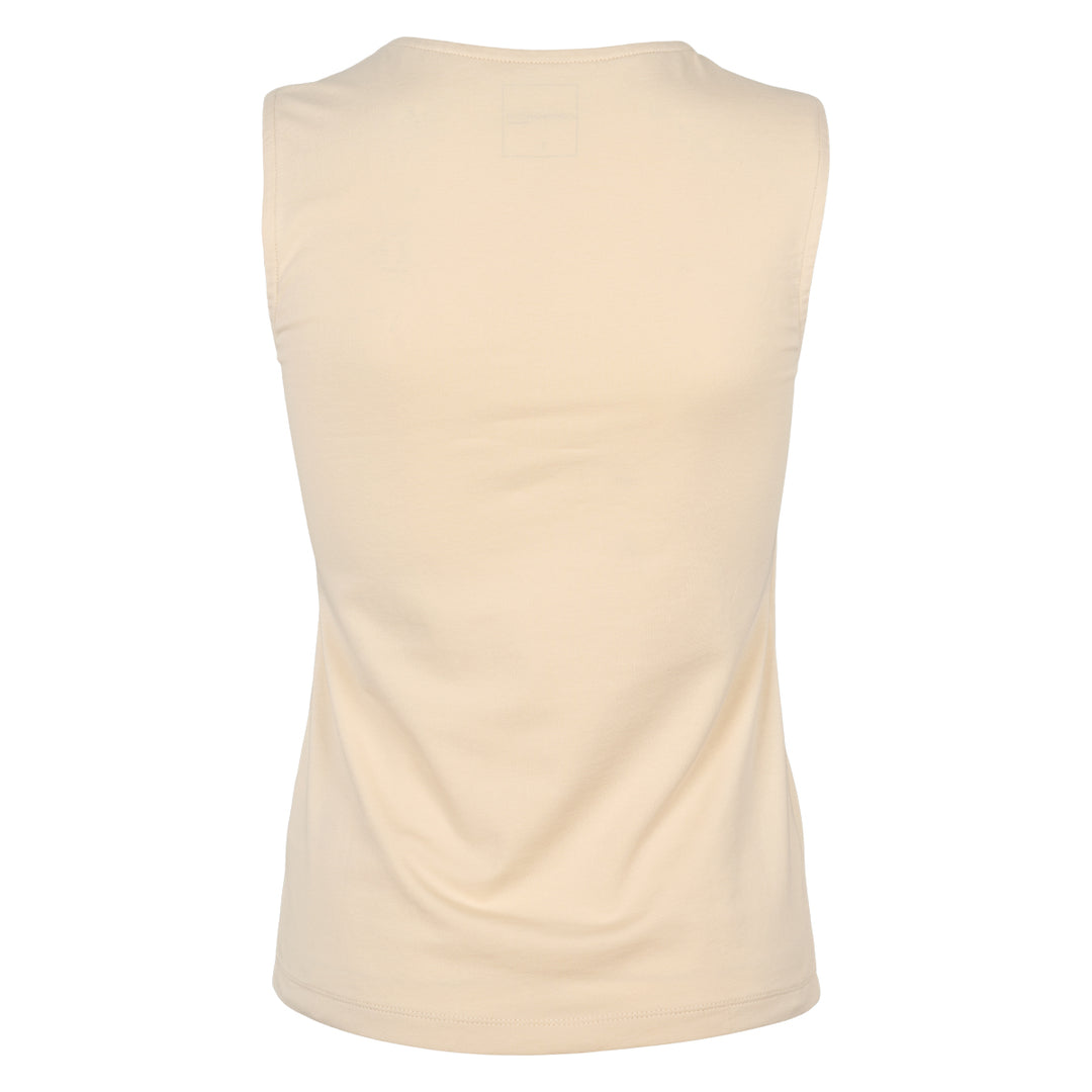 SCOOP NECK top
