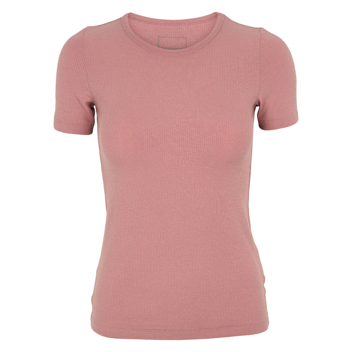 MELLOW tencel rib T-shirt