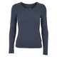 MELLOW tencel rib langærmet bluse