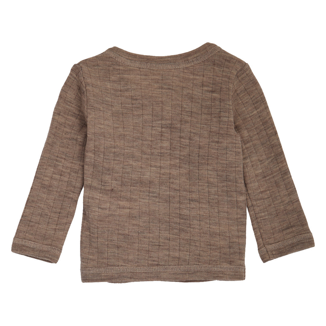 WOOLLY RIB kryds cardigan
