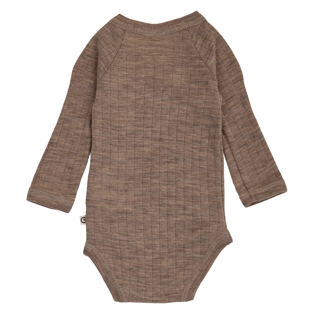 WOOLLY RIB body med krydslukning