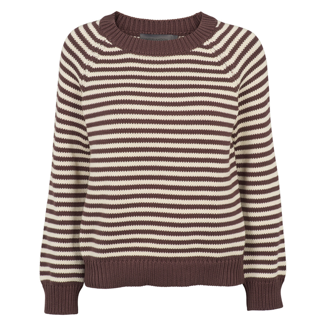 STRIPE KNIT strik trøje